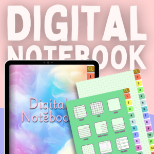 Rainbowy Digital Notebook